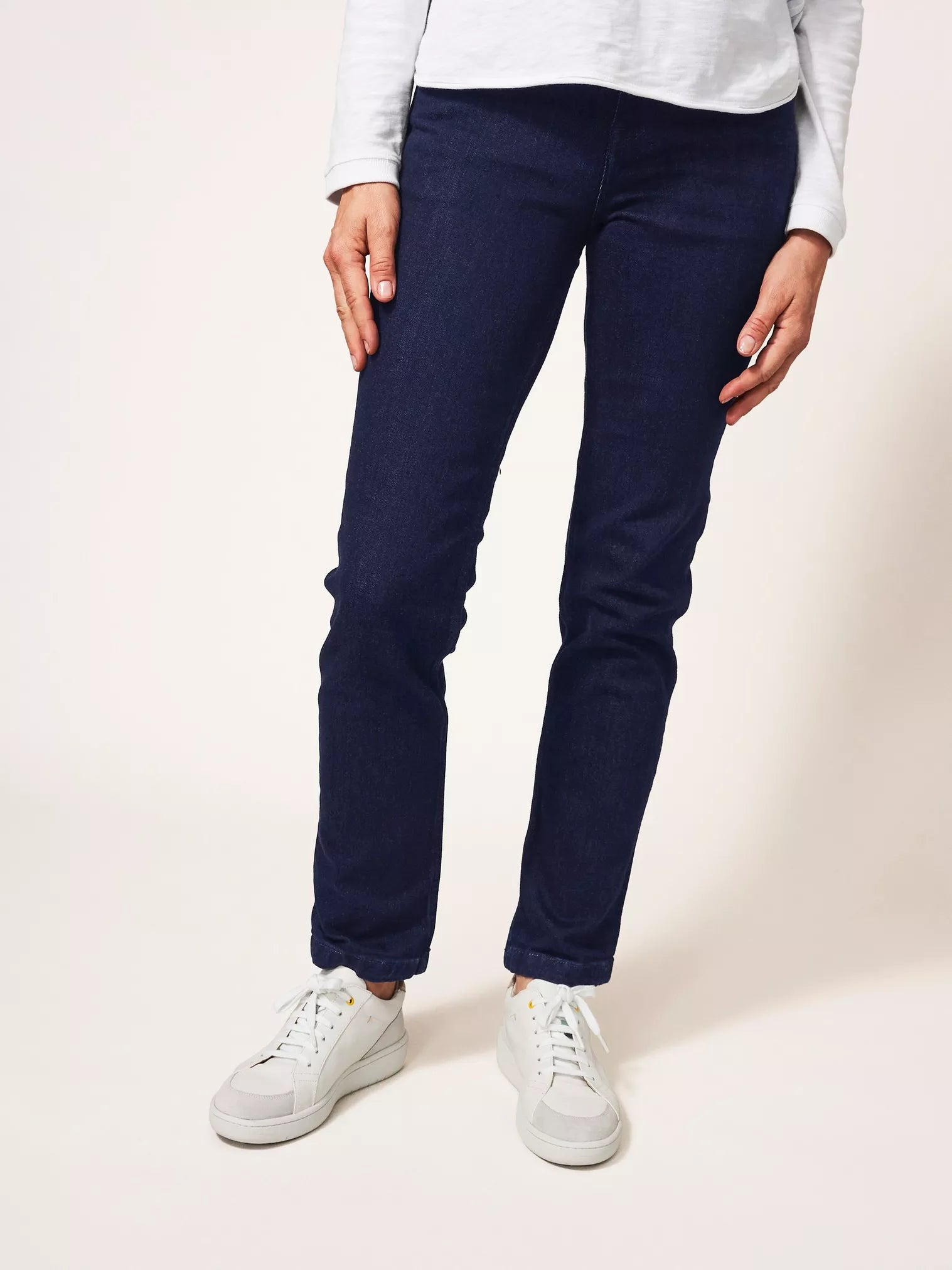 White Stuff Brooke Straight Jeans Dark Denim