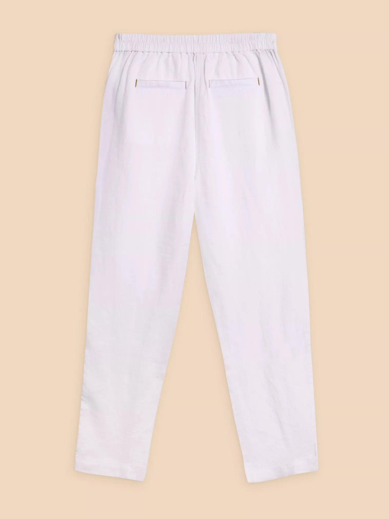 White Stuff Rowena Linen Trouser Brilliant White