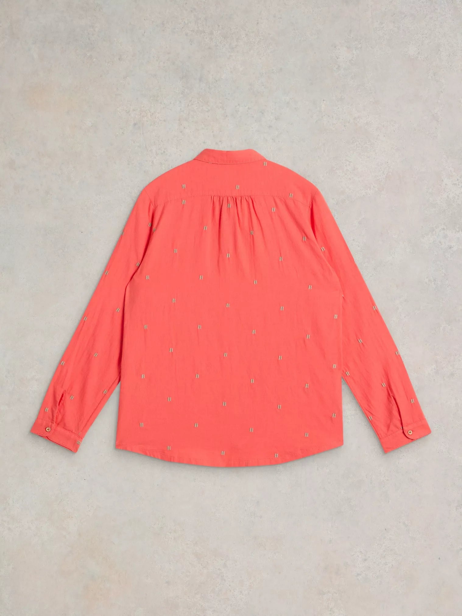 White Stuff Sophie Organic Cotton Shirt Bright Pink