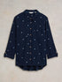 White Stuff Sophie Organic Cotton Shirt Dark Navy