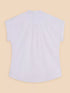 White Stuff Ellie Organic Cotton Shirt Pale Ivory