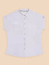 White Stuff Ellie Organic Cotton Shirt Pale Ivory