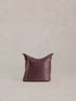 White Stuff Mini Fern Leather Crossbody Bag Dark Plum