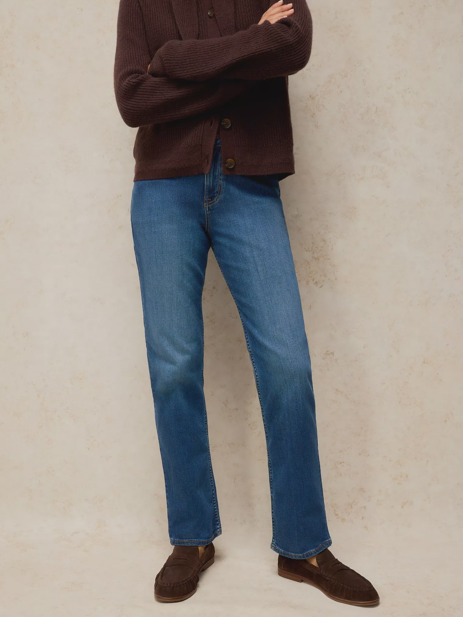 White Stuff Taylor Straight Jean Mid Denim