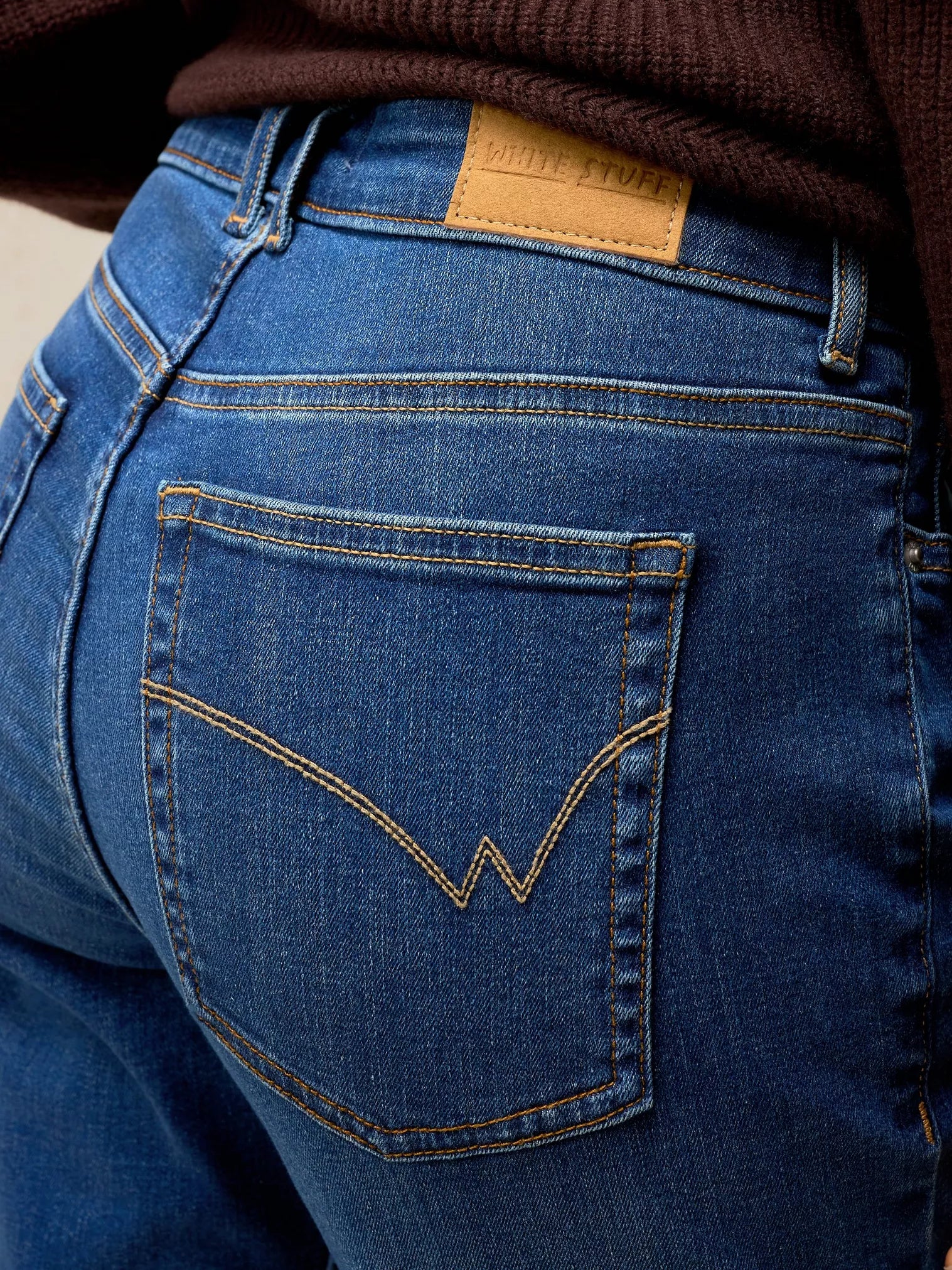 White Stuff Taylor Straight Jean Mid Denim