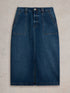 White Stuff Maren Denim Midi Skirt Mid Denim
