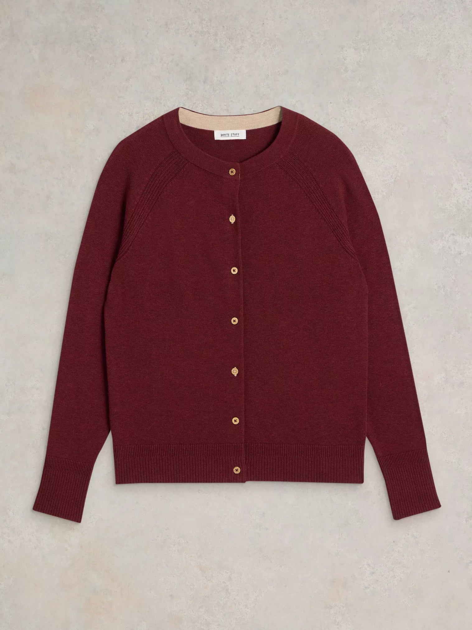 White Stuff Lulu Cardi Dark Plum