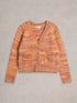 White Stuff Cindy Space Dye Cardi Orange Multi