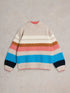 White Stuff Shelly Colour Block Jumper Natural Multi