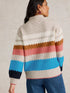 White Stuff Shelly Colour Block Jumper Natural Multi