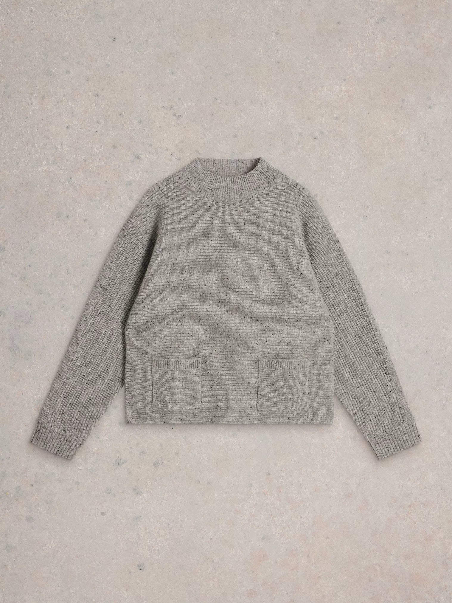 White Stuff Carli Jumper Mid Grey