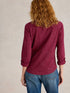 White Stuff Annie Sparkle Shirt Dark Plum