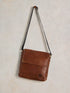 White Stuff Frankie Leather Crossbody Bag Mid Tan