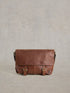 White Stuff Teddy Leather Messenger Bag Mid Tan