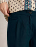 White Stuff Rowena Linen Trouser Dark Navy