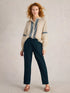 White Stuff Rowena Linen Trouser Dark Navy