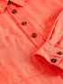 White Stuff Lydia Linen Shirt Bright Orange