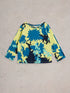 White Stuff Demi Dolman Yellow Print