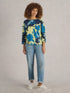 White Stuff Demi Dolman Yellow Print