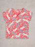 White Stuff Nelly Notch Neck Tee Coral Pr