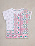 White Stuff Nelly Notch Neck Tee White Print Buy 2 for £40