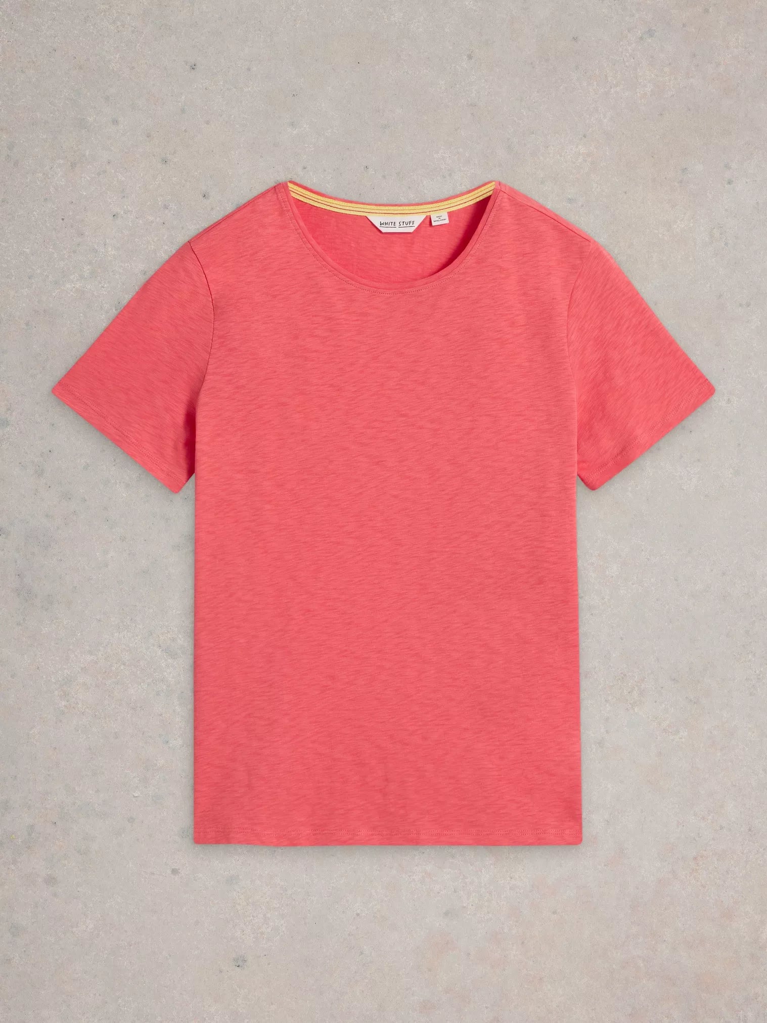 White Stuff Abbie Tee Mid Coral