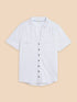 White Stuff Annie Ss Embroidered Shirt Brilliant White