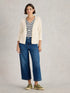 White Stuff Naria Cardi Natural White