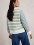 White Stuff Sammy Stripe Jumper Blue Multi