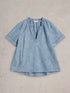 White Stuff Teakie Stripe Top Blue Multi