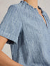 White Stuff Teakie Stripe Top Blue Multi