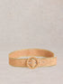 White Stuff Raffia Belt Light Natural