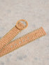 White Stuff Raffia Belt Light Natural