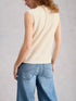 White Stuff Nova Linen Blend Tank Natural White