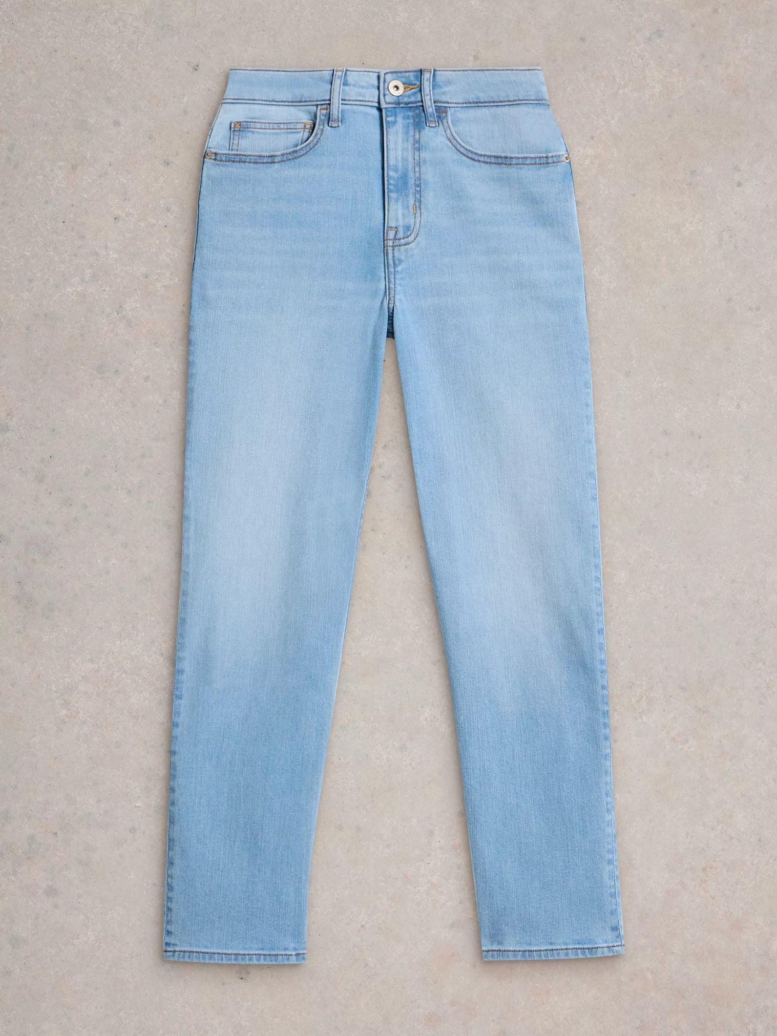 White Stuff Blake Straight Crop Jean Lgt Denim