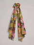 White Stuff Callie Printed Scarf Green Multi