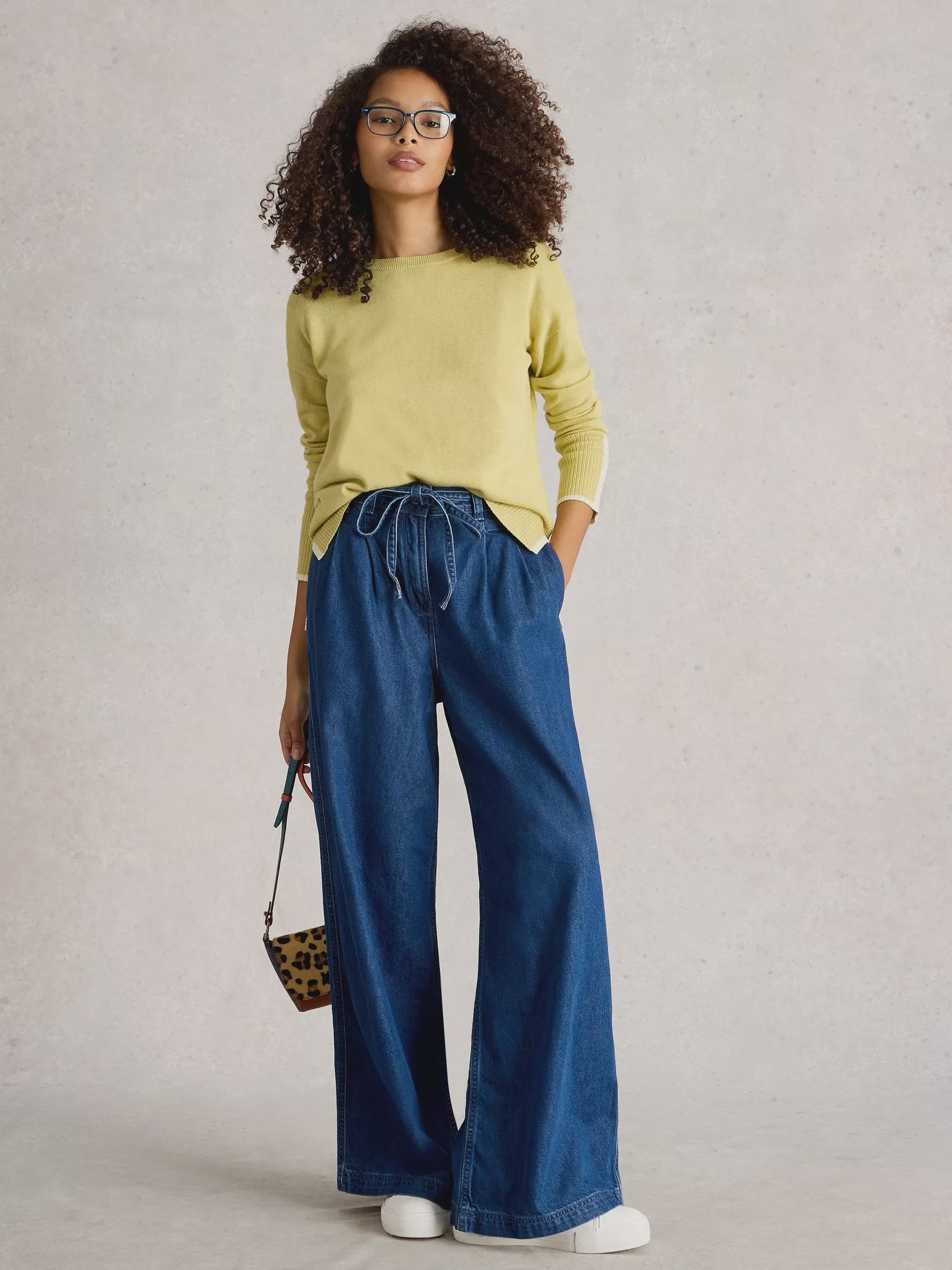 White Stuff Olive Jumper Light Yellow
