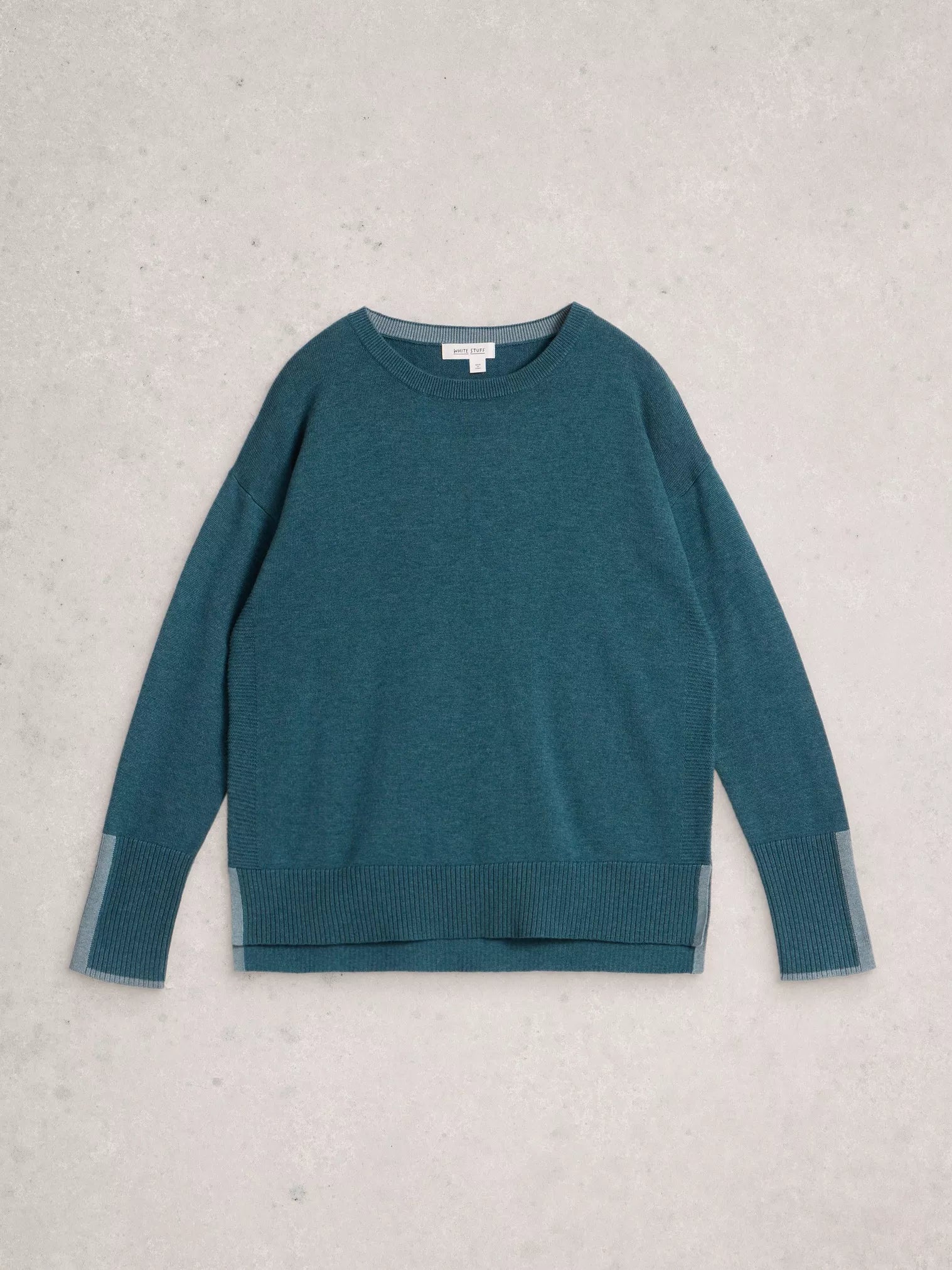 White Stuff Olive Jumper Mid Blue