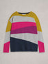 White Stuff Olive Colourblock Jumper Plum Multi