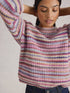 White Stuff Suzanna Spacedye Jumper Pink Multi