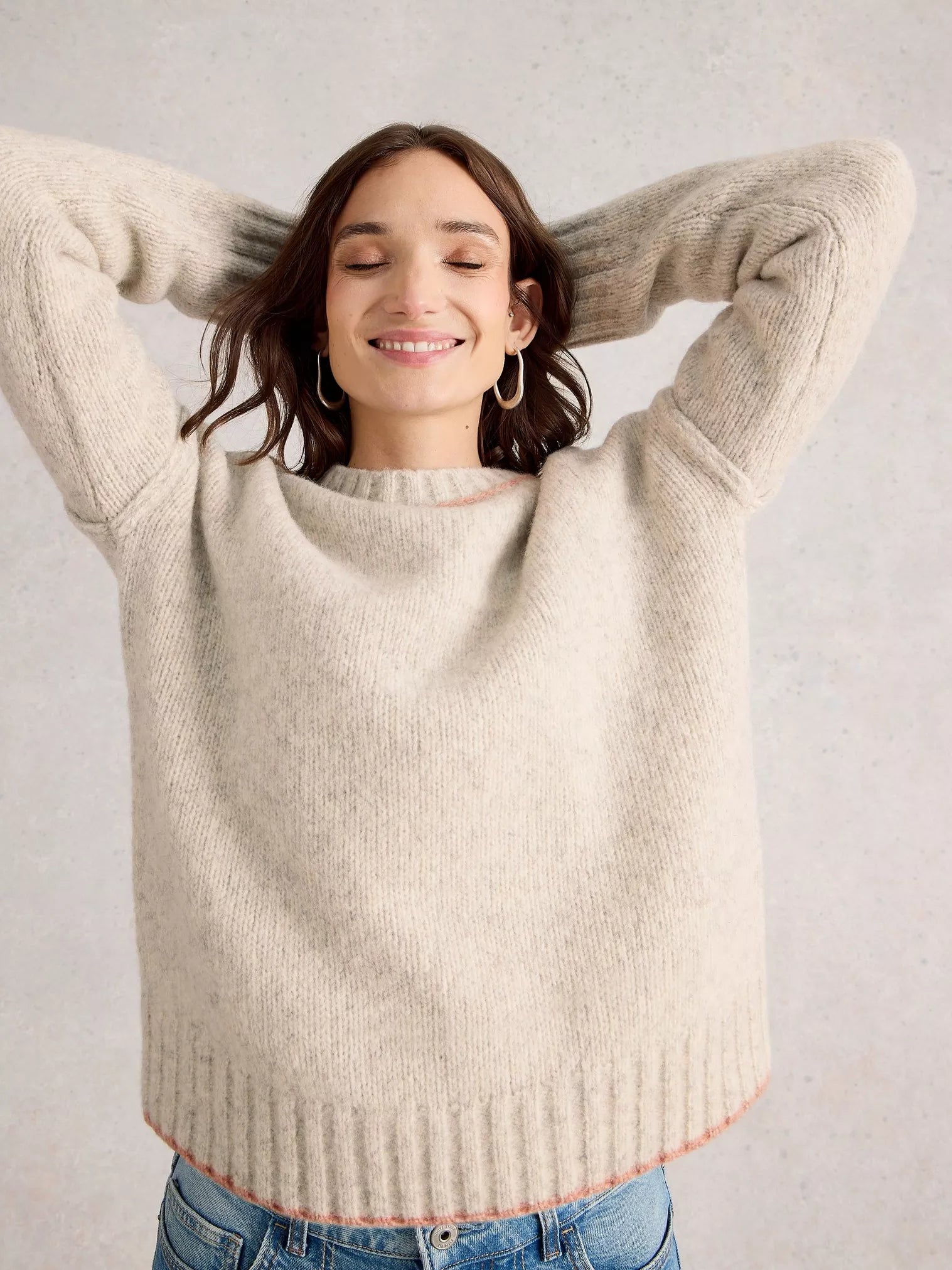 White Stuff Justine Jumper Light Natural