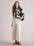 White Stuff Lulu Print Cardi Natural Multi