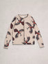White Stuff Lulu Print Cardi Natural Print