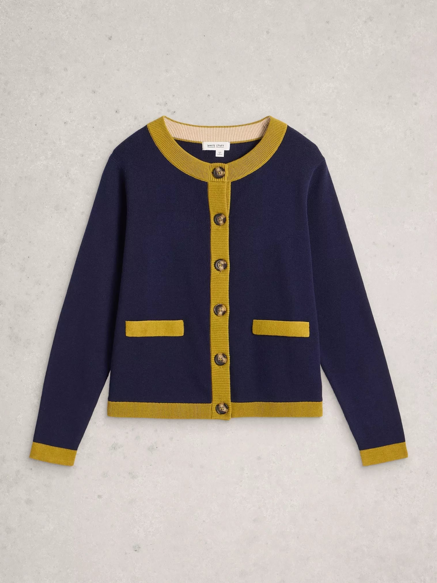 White Stuff Charlotte Cardi Dark Navy