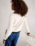 White Stuff Charlotte Cardi Natural Multi
