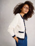 White Stuff Charlotte Cardi Natural Multi