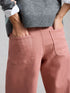 White Stuff Tia Wide Leg Crop Jean Dusty Pink