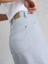White Stuff Tia Wide Leg Crop Jean Light Blue