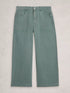 White Stuff Tia Wide Leg Crop Jean Mid Blue