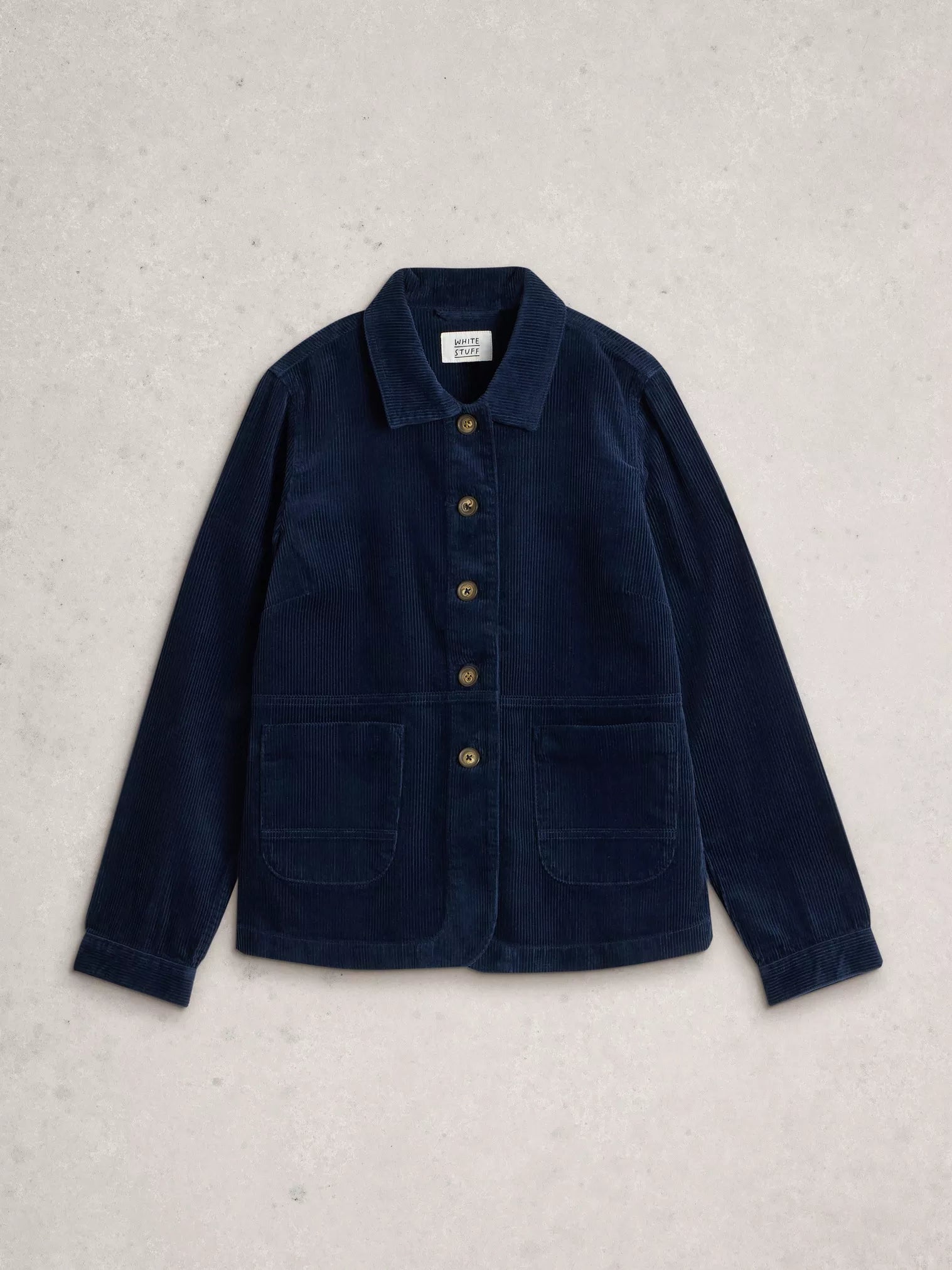 White Stuff Carrie Cord Jacket Dark Navy